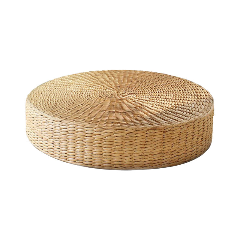 Rattan poufs